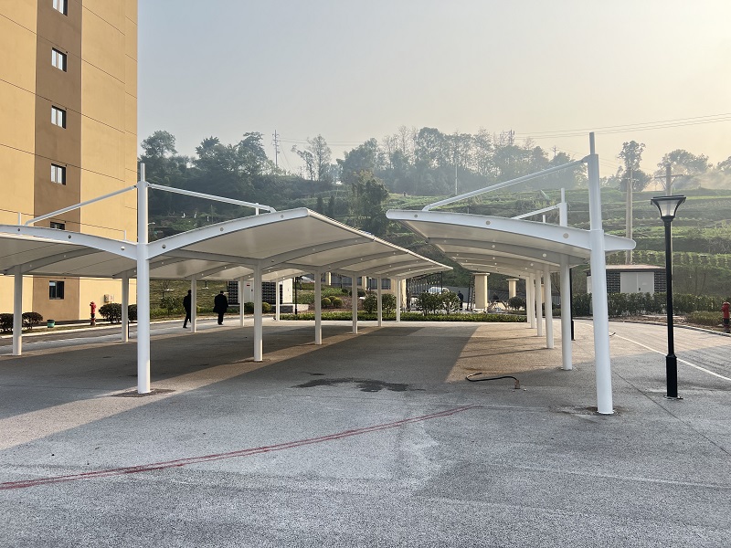 云南中医学院第二附属医院膜结构停车场 云南中医学院第二附属医院膜结构停车场